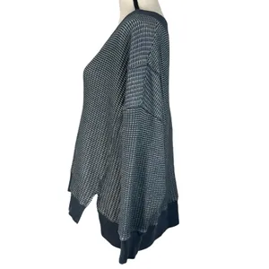 American Eagle Small Big Hug Sweater Waffle Knit V-Neck Oversized Long Sleeves thumbnail 7