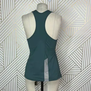 Splits59 Dark Green Racerback Mesh Stripe Tank Top‎ Size Medium thumbnail 8