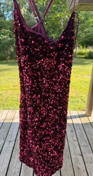 Lucy in the Sky Dress Sequin Homecoming thumbnail 2