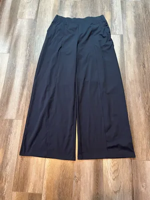 Old Navy High Waisted Power Soft Trouser Pants in Dusk Navy thumbnail 4