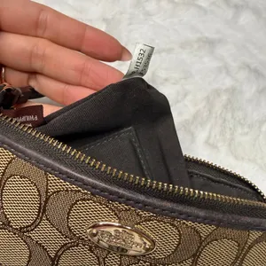 COACH Brown Signature Wristlet thumbnail 4