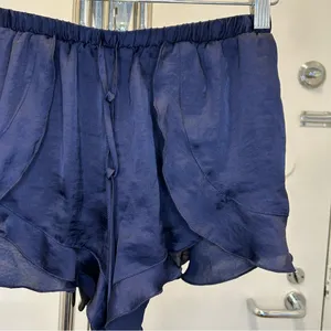 Free People Cascading Petal Short in Navy thumbnail 3
