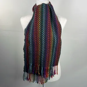 Merona Scarf Rectangular Rainbow Weave Warm Soft thumbnail 2
