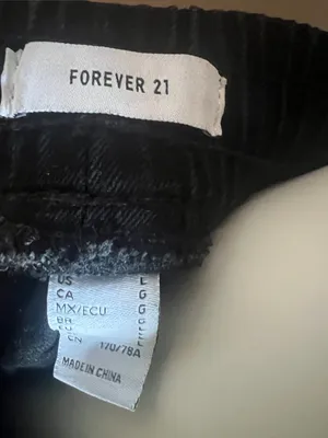 forever 21 Black Utility Mini Skirt with Cargo Pockets whimsygoth festival vibe thumbnail 2