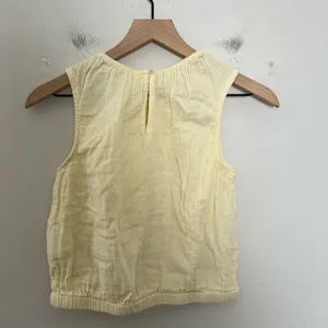 PACT- Double Gauze Bubble Hem Top Yellow Size XS thumbnail 5
