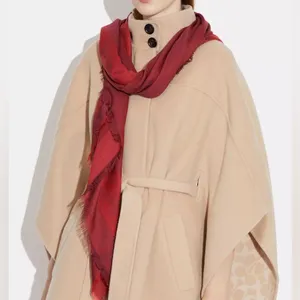 NWT Coach Horse And Carriage Print Border Oversized‎ Square Scarf thumbnail 4