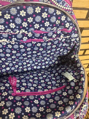 Vera Bradley purple paisley handbag thumbnail 8