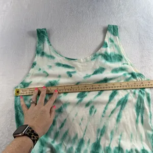 Vtg 90s In Gear L Large Tunic Top Dress‎ Tie Dye USA Whimsy Fairycore Balletcore thumbnail 6