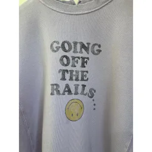 Aerie Oversized Graphic Sweatshirt‎ Purple Cozy Casual Pullover Size S Trendy thumbnail 3
