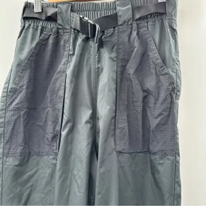 Nike‎ Tech Pack Woven Belted Black & White Swoosh Jogger Pants Size S thumbnail 3