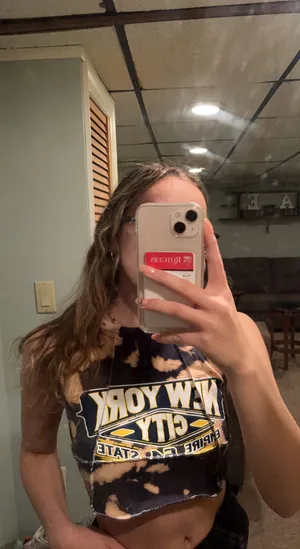 Custom Made Vintage Distressed Crop Top thumbnail 2