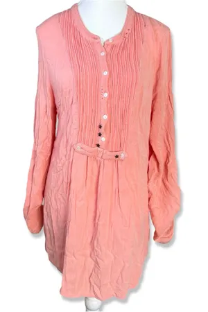Free People Snap Out Of It Gauzy Tunic Top thumbnail 1