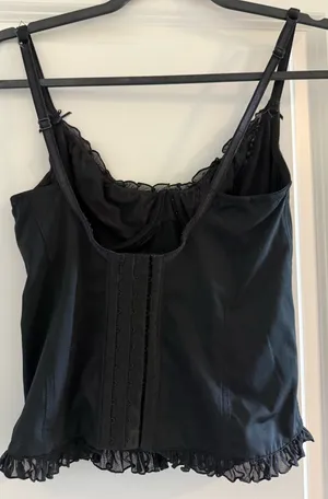 Black Victoria's Secret Corset Top thumbnail 3