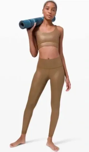 Lululemon leggings gold thumbnail 1