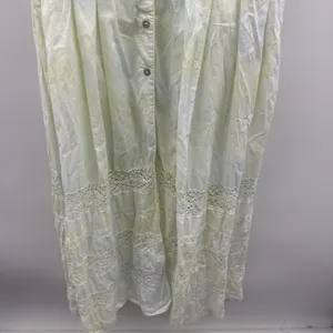 LoveShackFancy Edie Dress Women’s Size Medium Green Blue Tie Dye Midi‎ thumbnail 4