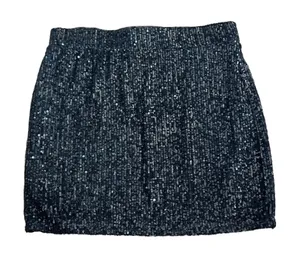 Only Women’s Sequin Black Mini Skirt thumbnail 1