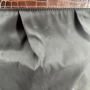 VTG Brighton Black Bag Brown Leather Accents Wheeled Carry-On Luggage 21" thumbnail 5