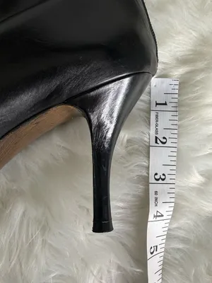 Stuart Weitzman Black Leather Pointed Toe Ankle Boots Size 8.5M thumbnail 8