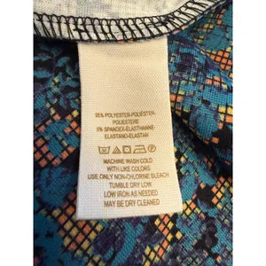 Free People Tapestry Digital Damsel Bodycon Mini Dress Women’s Size S Neon Glow thumbnail 8