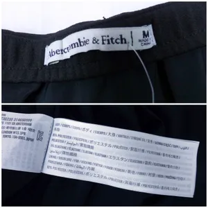 Abercrombie & Fitch Draped Front Maxi Skirt Womens M Black Faux Wrap Slit NWT thumbnail 11