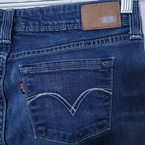Levi’s Demi Curve Skinny Jeans Womens 31 Low Rise Medium Wash Y2K thumbnail 8