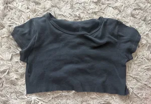 Brandy Melville Black Crop Top thumbnail 1