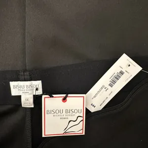 Bisou Bisou black mini pencil skirt plus size women 1Xlarge black fitted business casual thumbnail 4