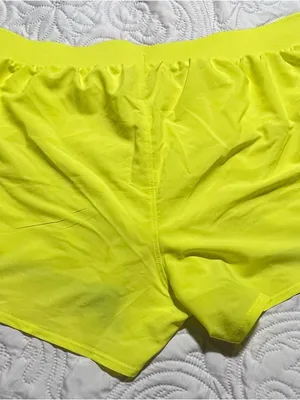 Under Armour Women's Neon Lime Training Shorts with Gray Reflective Trim‎ thumbnail 14