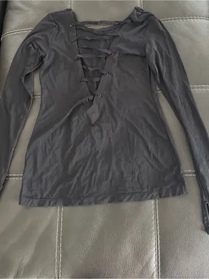 Splits59 Black Long-Sleeve Performance Top thumbnail 2