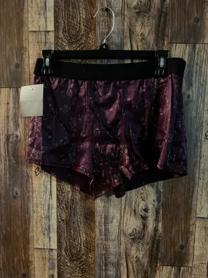 NWT Purple Intimo Women's Sleep Shorts. Silk and spandex (rm23A) thumbnail 2