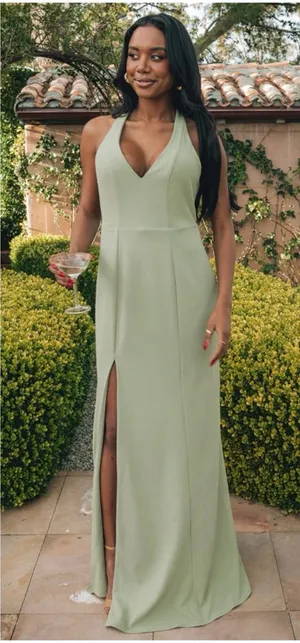 ShowMeYourMumu Rachel Maxi Dress - Moss Green thumbnail 1