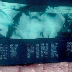 PINK Victoria's Secret‎ Green Sports Bra Intimates thumbnail 2