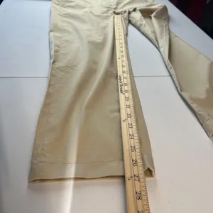 J.Crew Kate Dress Pants‎ Women 6 Beige Cotton Mid Rise Formal Straight Leg thumbnail 12