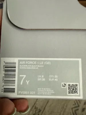 Black Air Nike Force 1 Low thumbnail 4