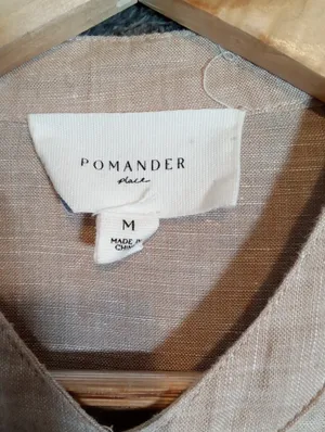 Pomander Place Tuckernut Pampas Lydell Maxi Dress Hemp Maxi Cottage Coastal M thumbnail 4