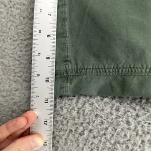 American Eagle Stovepipe Utility Pants Green Gorpcore Wide Leg Women's 16 x 30 thumbnail 11