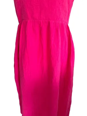 MONROW Pink Midi Length Sun Dress Size L NEW NWT thumbnail 2