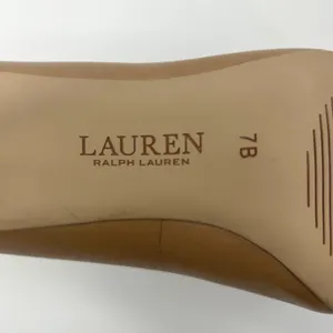 Lauren Ralph Lauren Lindella Nude Leather‎ Snake Cap Toe Stiletto Pumps Heels 7B thumbnail 12