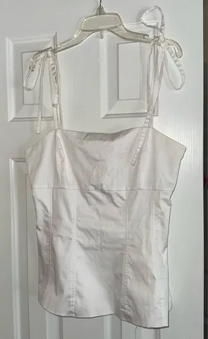 Zara White Top  thumbnail 1