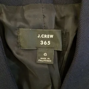 J. Crew 365 navy blazer 6 viscose blend Blue thumbnail 5