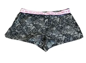 Vintage Y2K Victorias Secret PINK Mini Shorts Boxer Pajamas Lounge Coquette thumbnail 1