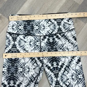 Victoria’s Secret Sport Tie Dye‎ Crop High Waist Leggings Black White Large thumbnail 10