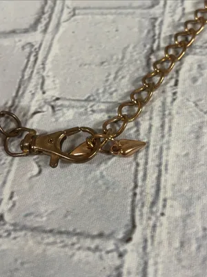 Bronze Gold Tone Chain Y2K Belt Necklace Waist Chain Boho thumbnail 6