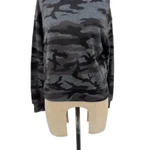Rails Ramona Sweatshirt Iron Camo Print‎ Gray Black Long Sleeve Size XS thumbnail 6