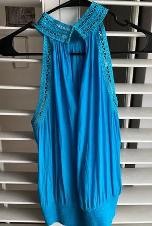 Ramy brook New York blue sleeveless top S thumbnail 4