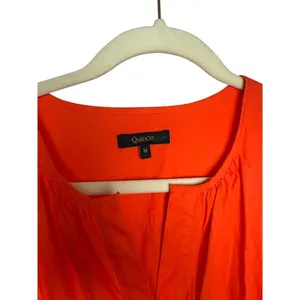 Quince Organic Cotton Poplin Tiered Maxi Dress Sz.M thumbnail 5