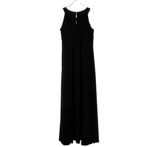 Sangria Black Halter Neck Sleeveless Maxi Dress Size 14 XL Formal Evening Gown thumbnail 4