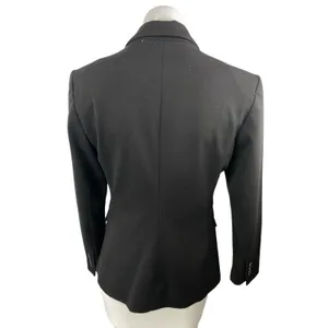 Express Black Notched Collar Long Sleeve Cardigan Suit Blazer Coat Jacket Size 8 thumbnail 2