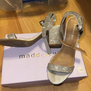 Madden Girl thick heel sparkle thumbnail 1