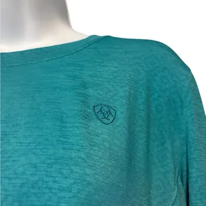 Ariat Women’s AriatTek Embossed Long Sleeve Base Layer Lanai Blue 2XL thumbnail 2